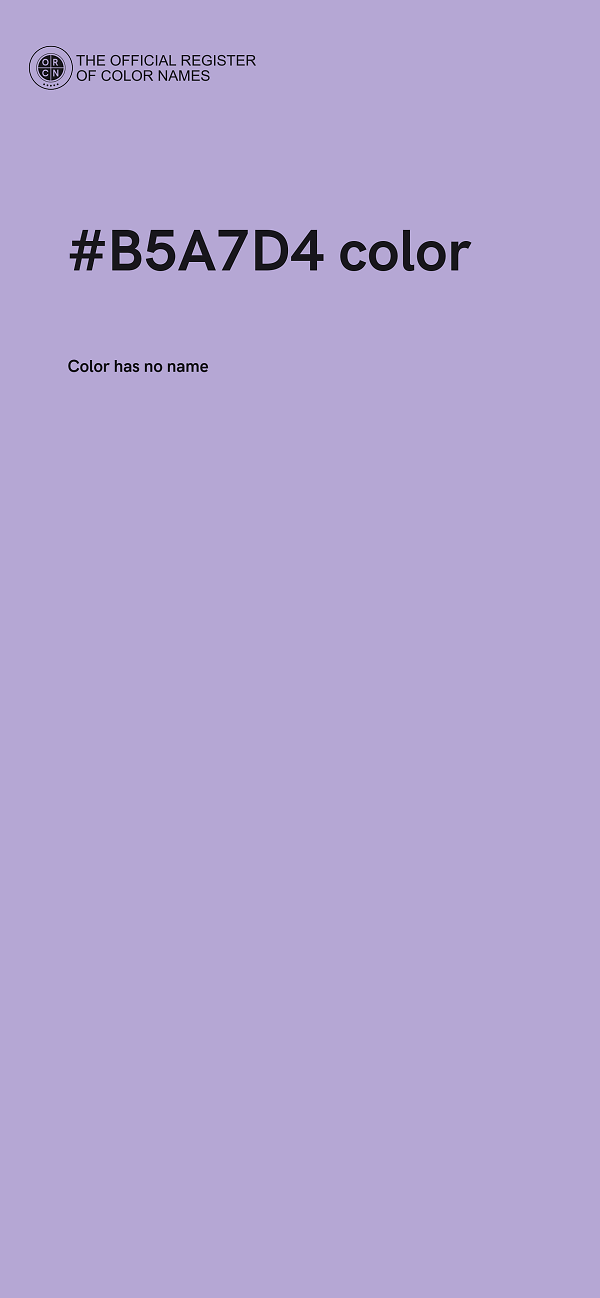 #B5A7D4 color image