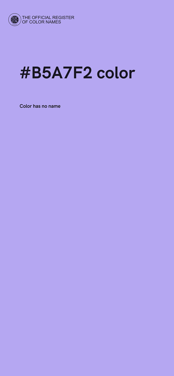 #B5A7F2 color image