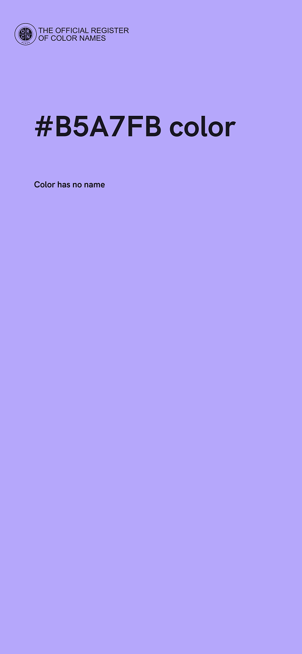 #B5A7FB color image