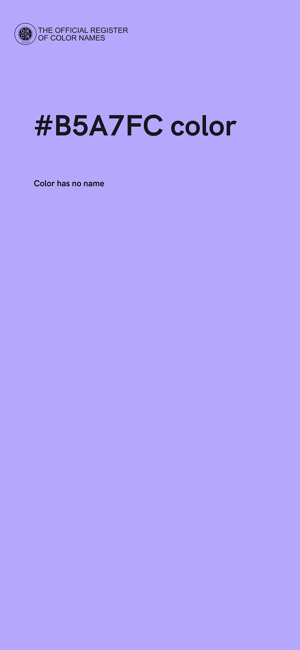 #B5A7FC color image