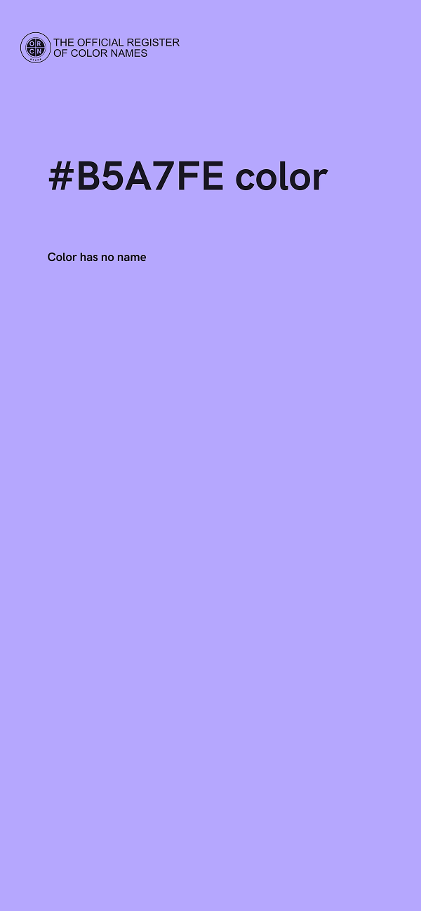 #B5A7FE color image