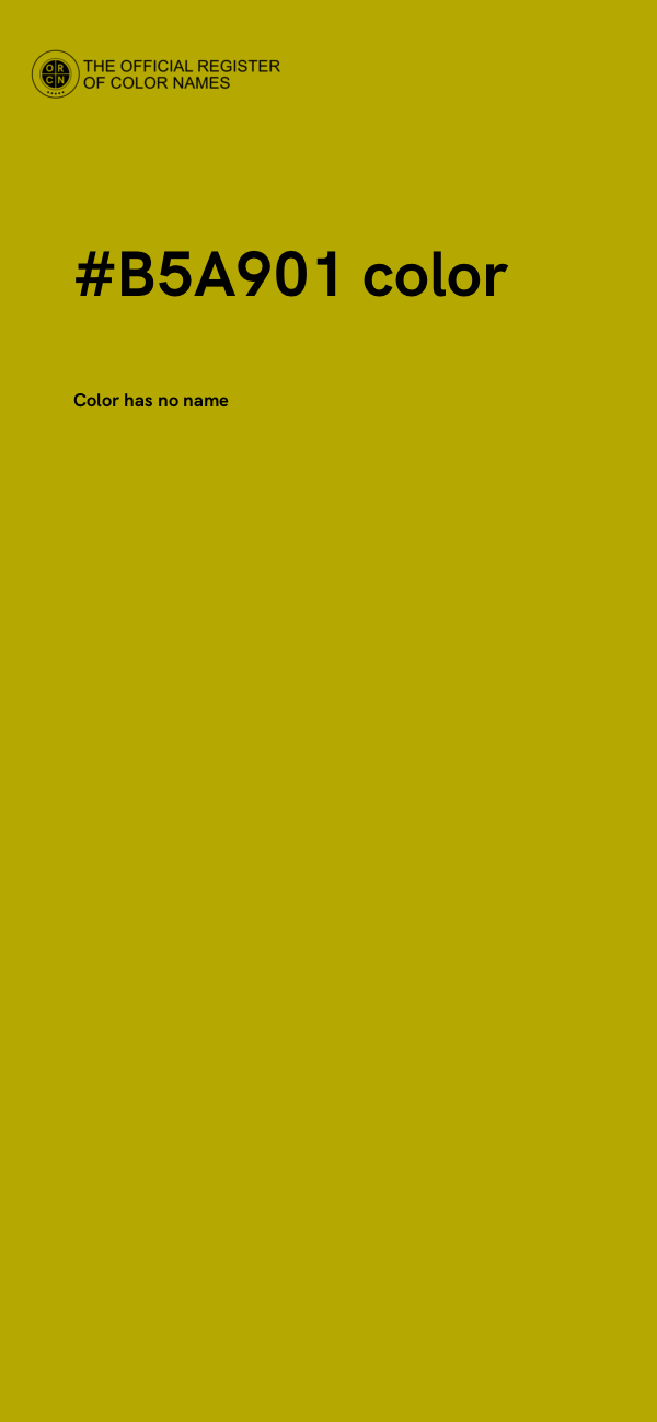 #B5A901 color image