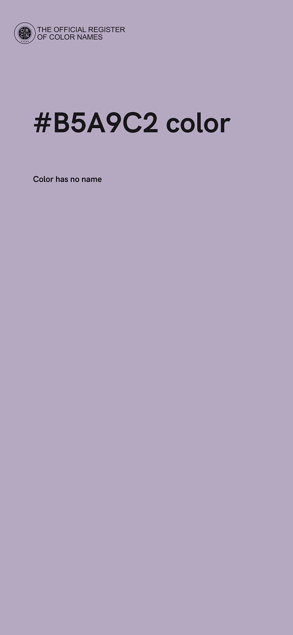 #B5A9C2 color image