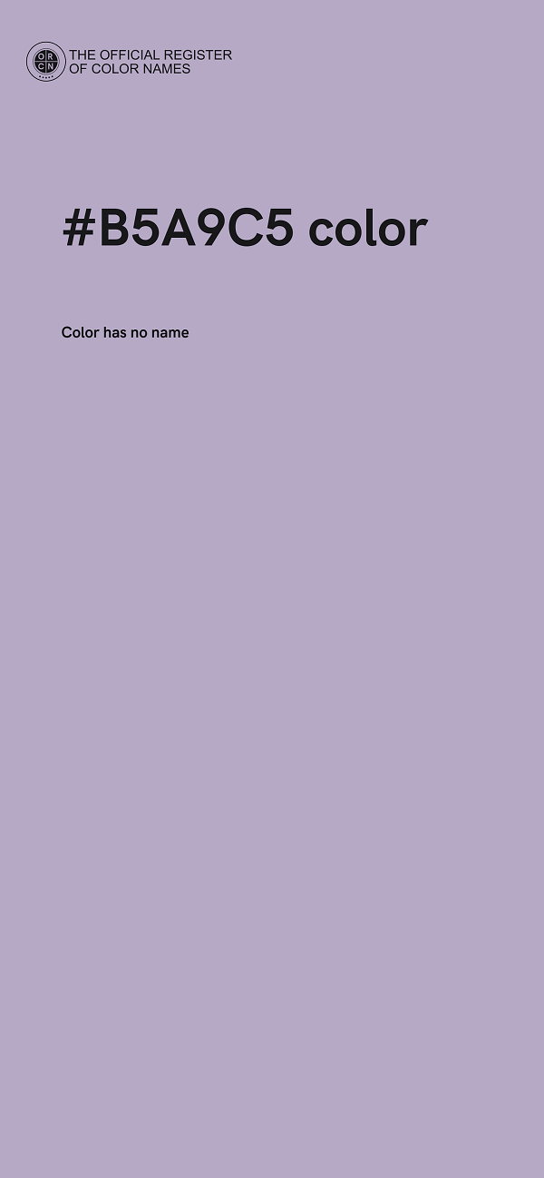 #B5A9C5 color image
