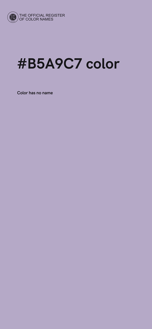 #B5A9C7 color image