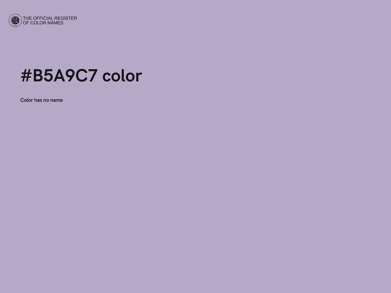 #B5A9C7 color image