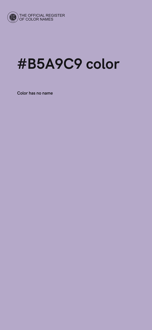 #B5A9C9 color image
