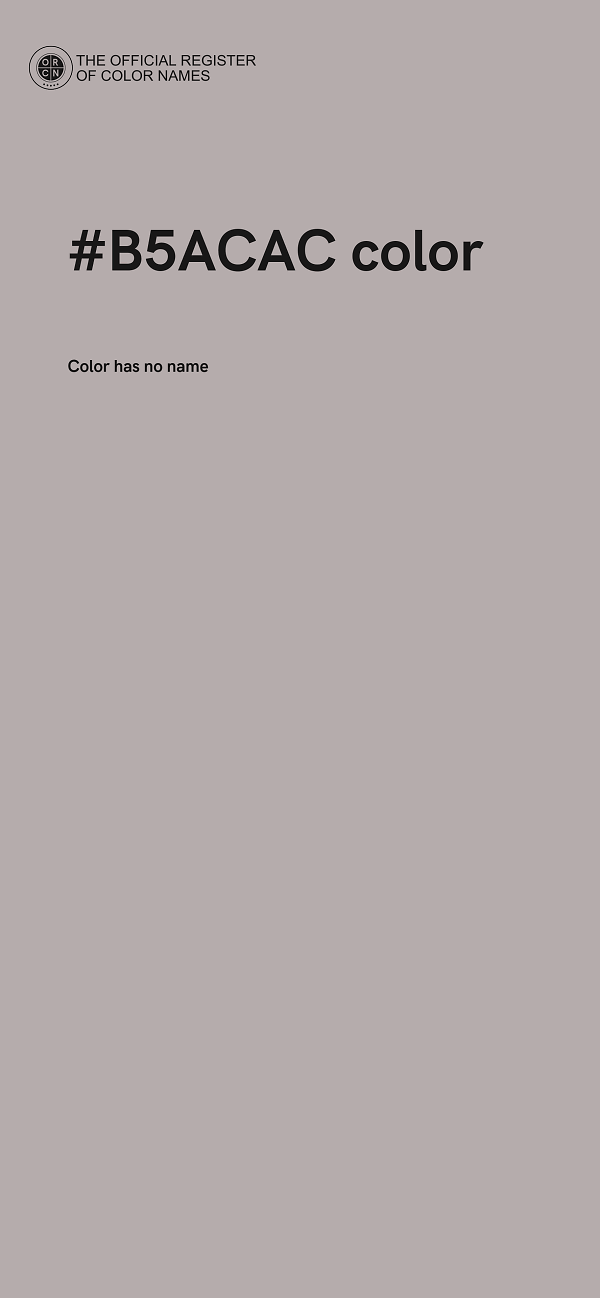 #B5ACAC color image