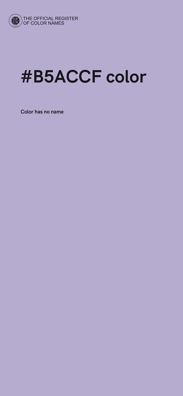 #B5ACCF color image