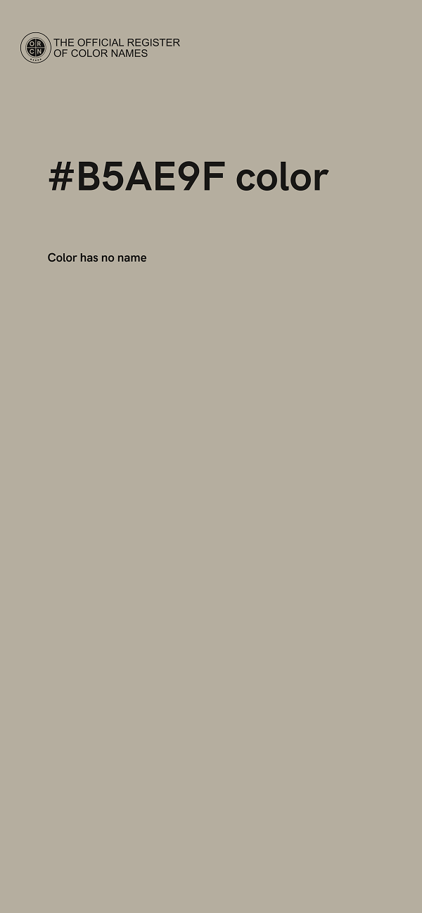 #B5AE9F color image