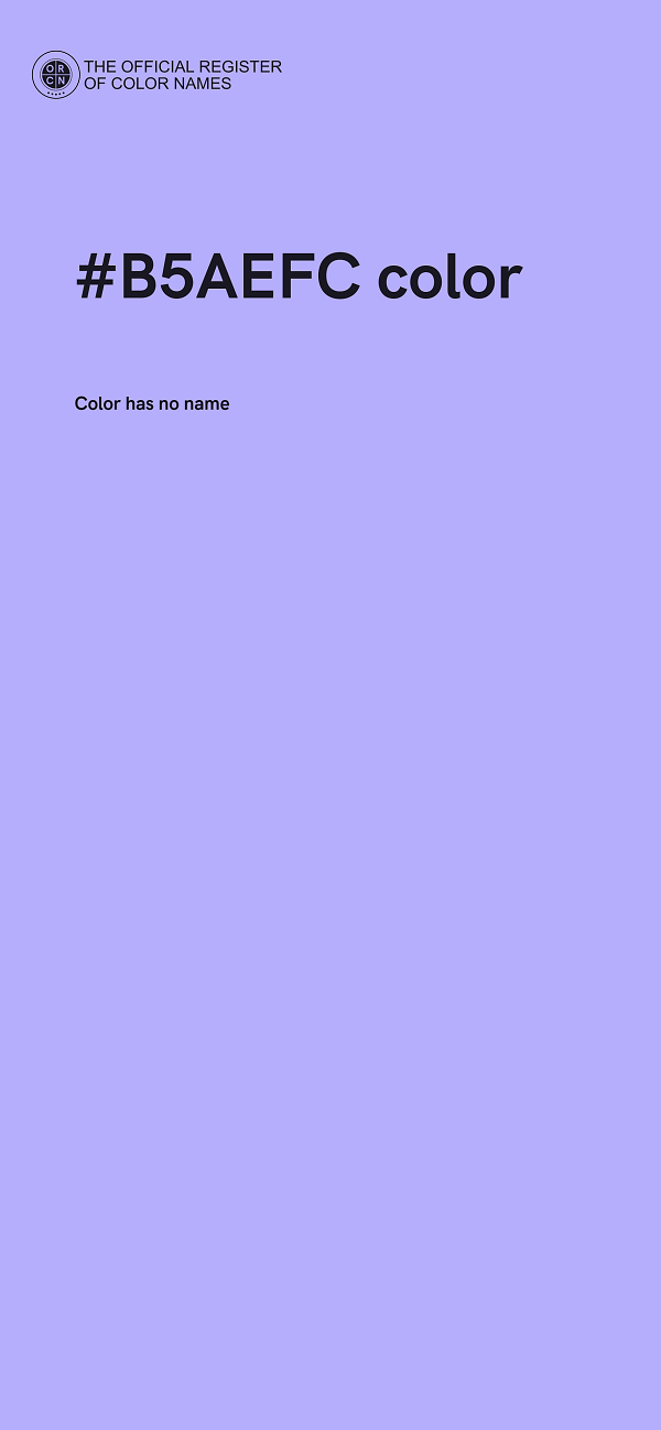 #B5AEFC color image