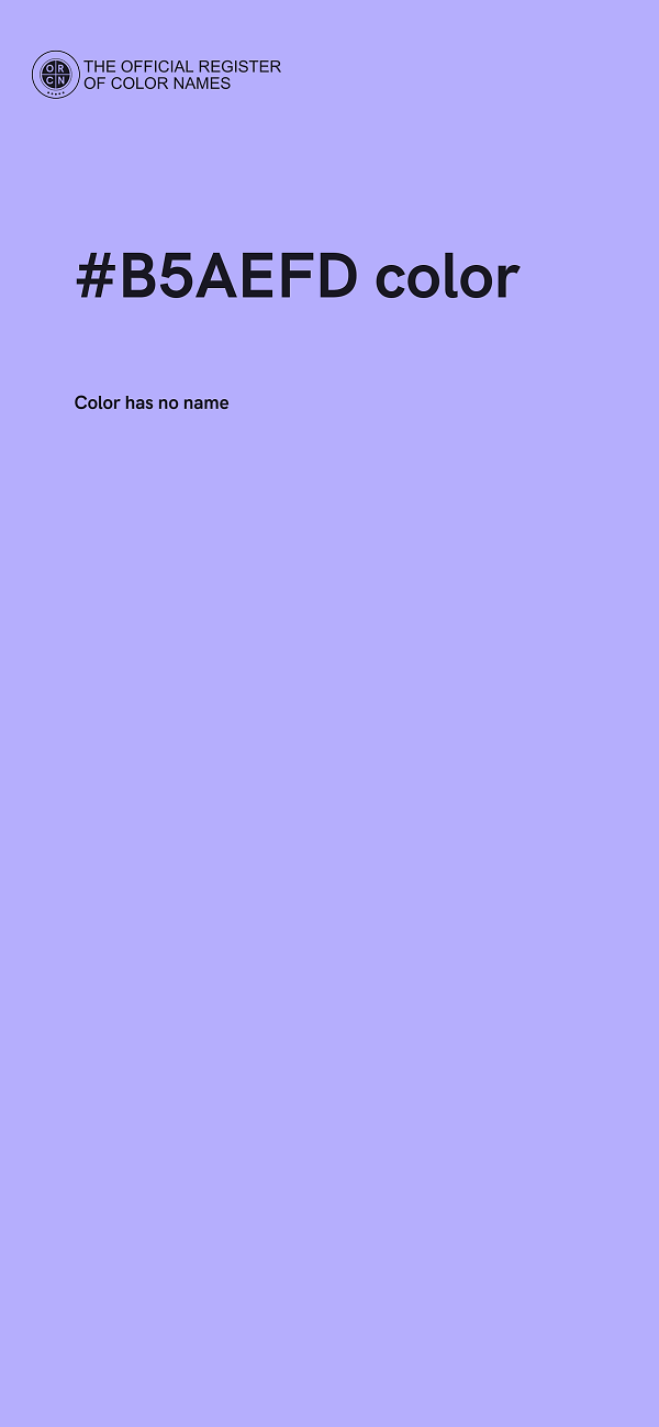 #B5AEFD color image