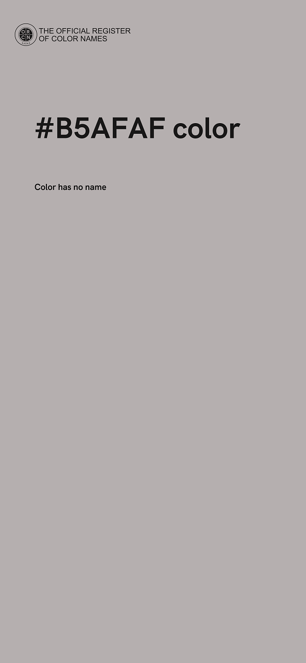 #B5AFAF color image