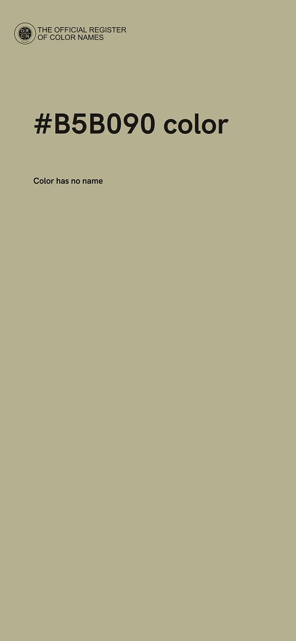 #B5B090 color image