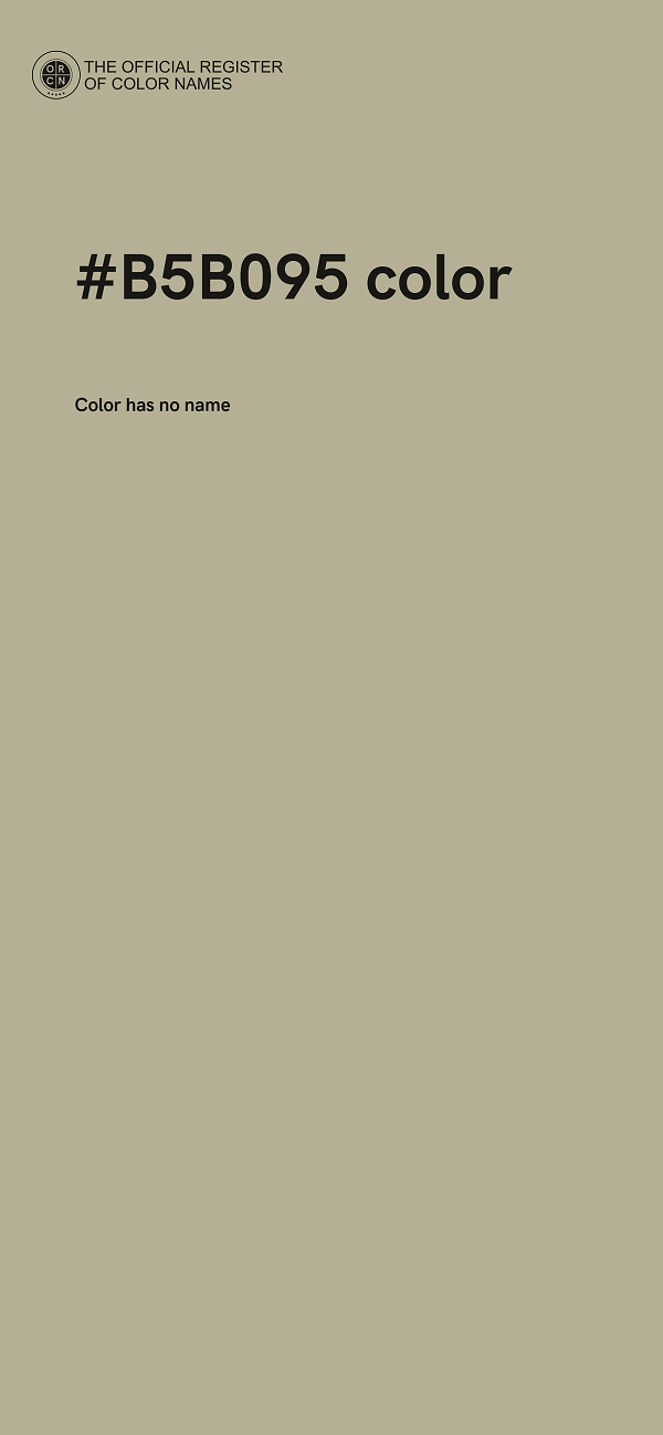 #B5B095 color image