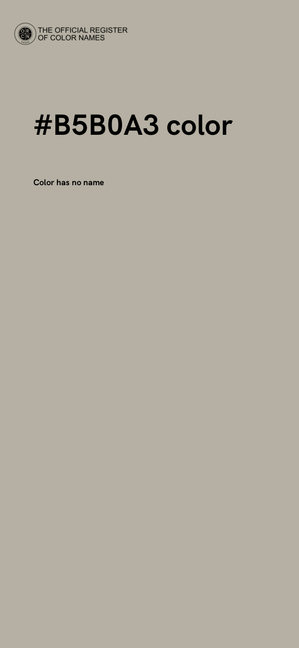 #B5B0A3 color image