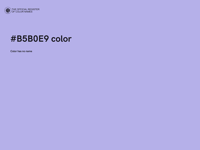 #B5B0E9 color image