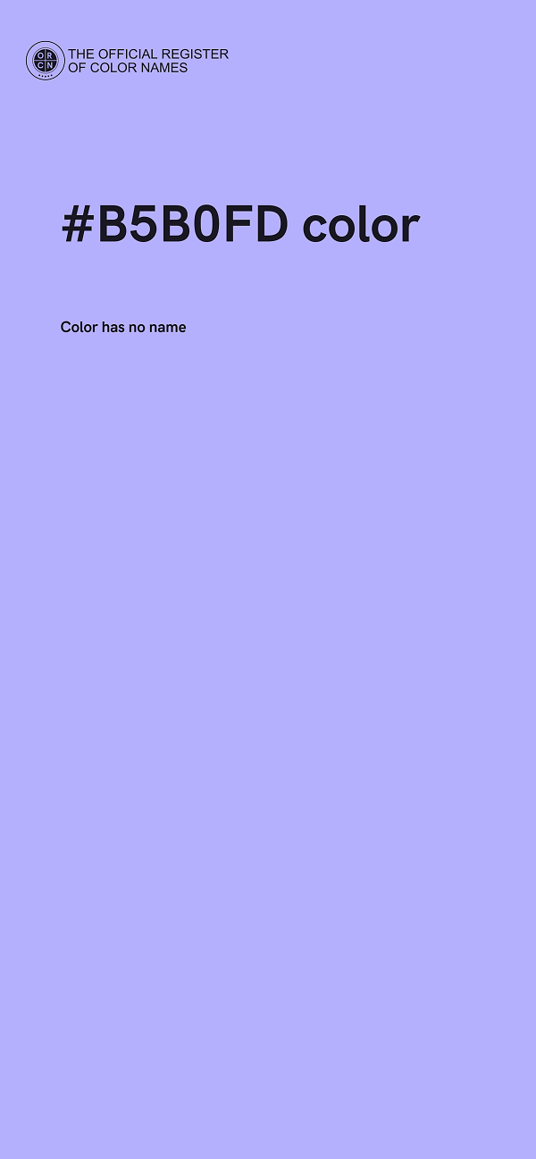 #B5B0FD color image