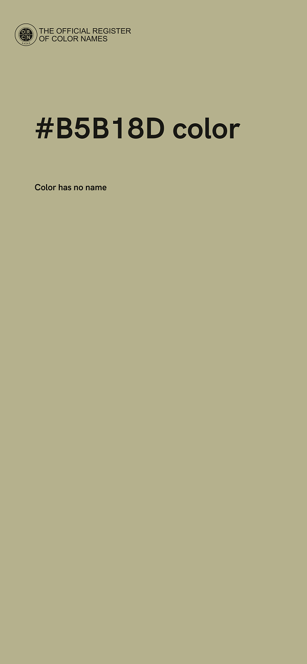 #B5B18D color image