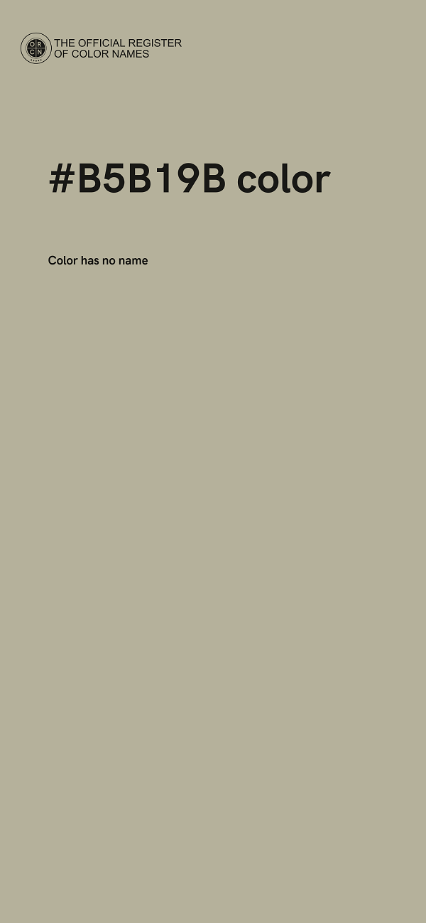 #B5B19B color image