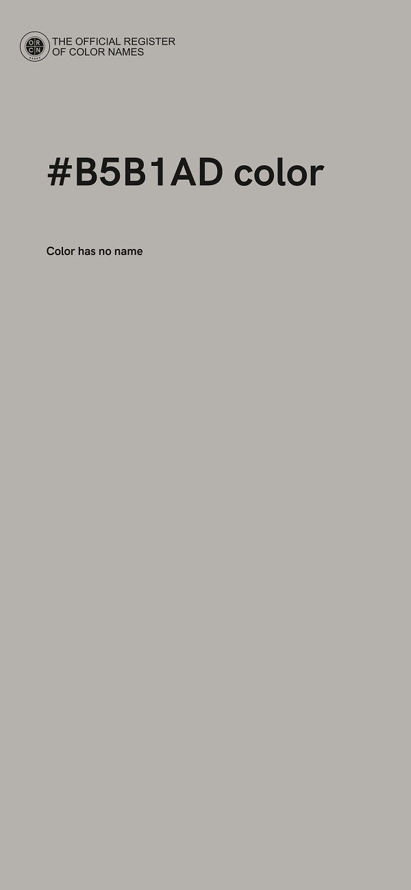 #B5B1AD color image