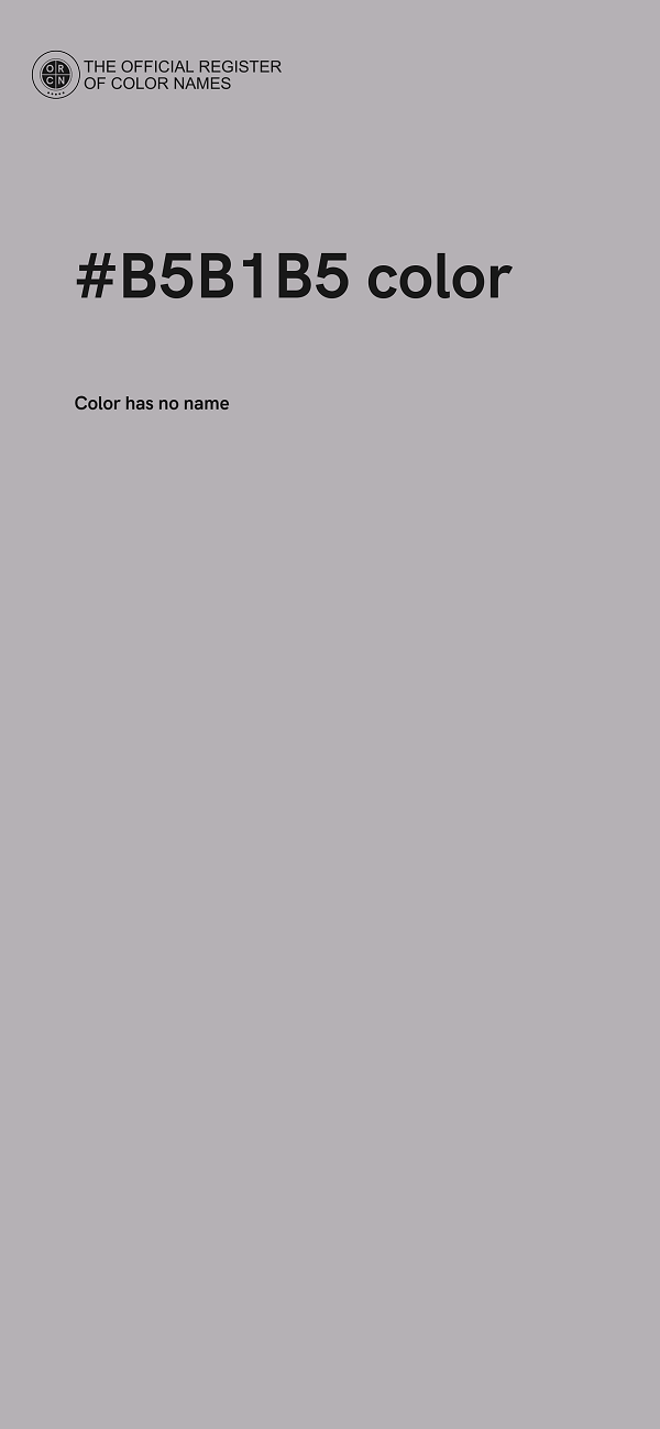 #B5B1B5 color image