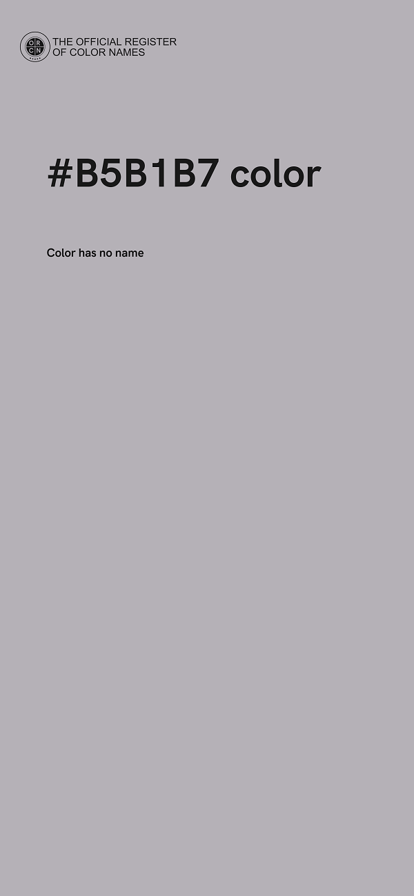 #B5B1B7 color image