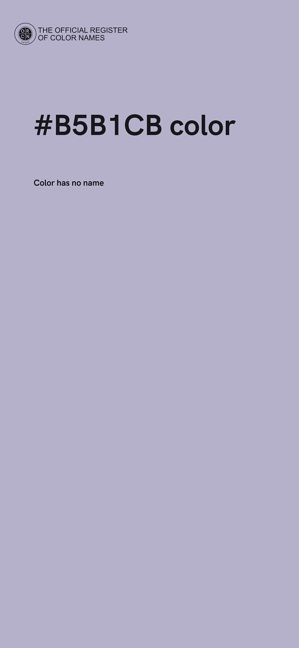 #B5B1CB color image
