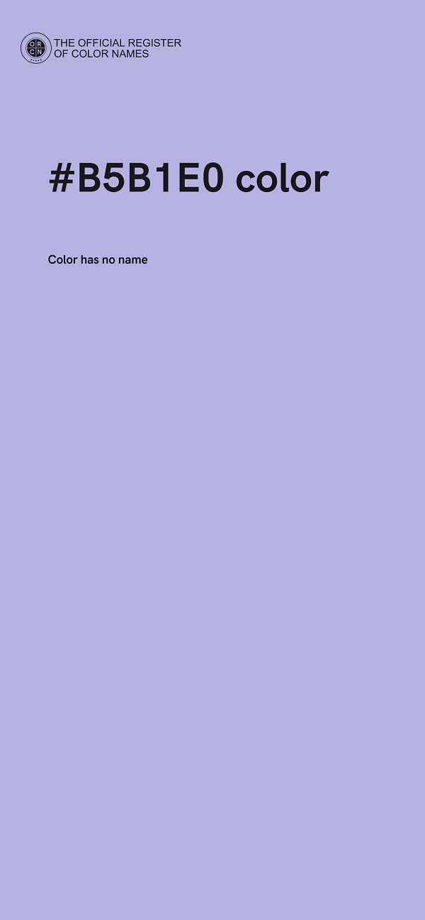 #B5B1E0 color image