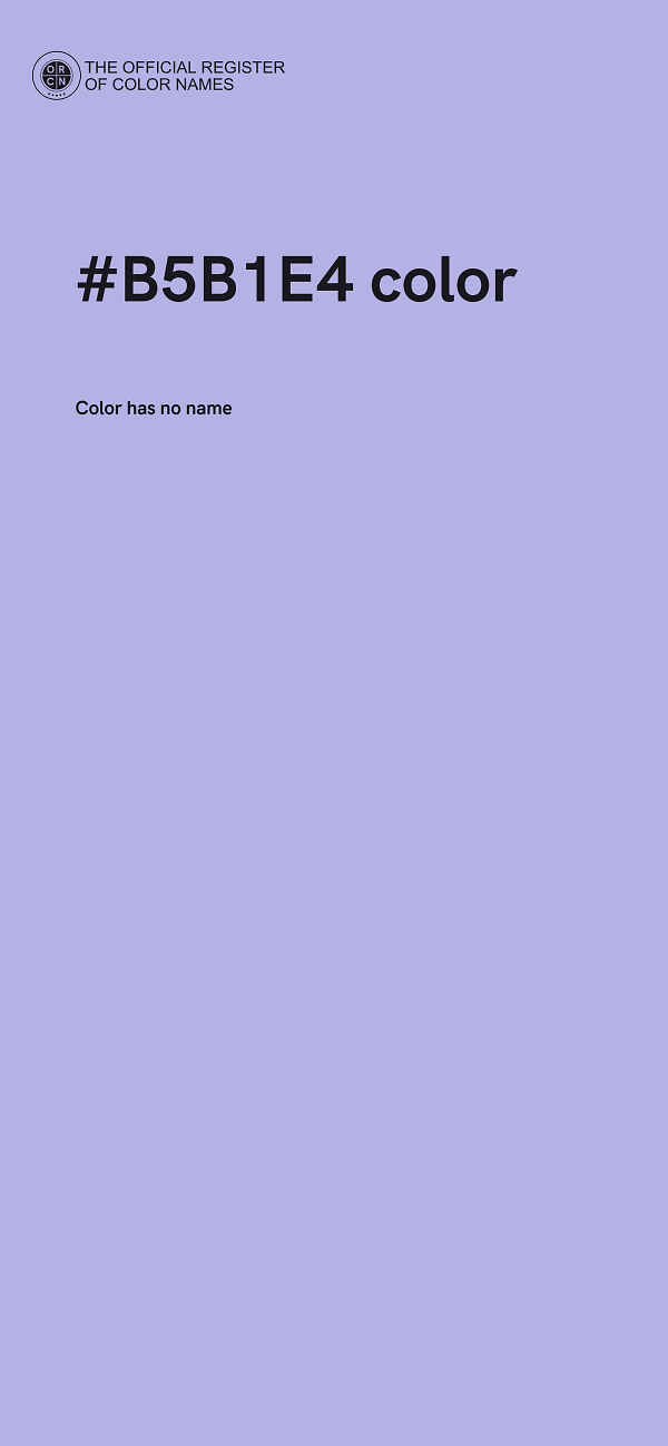 #B5B1E4 color image