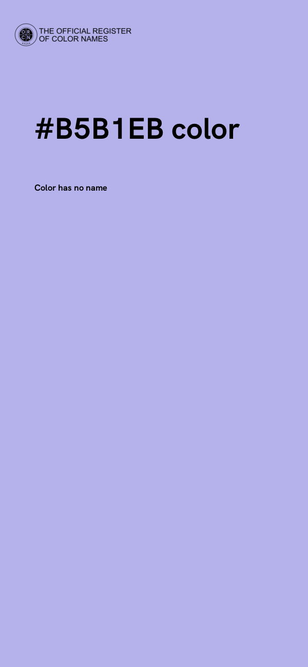 #B5B1EB color image