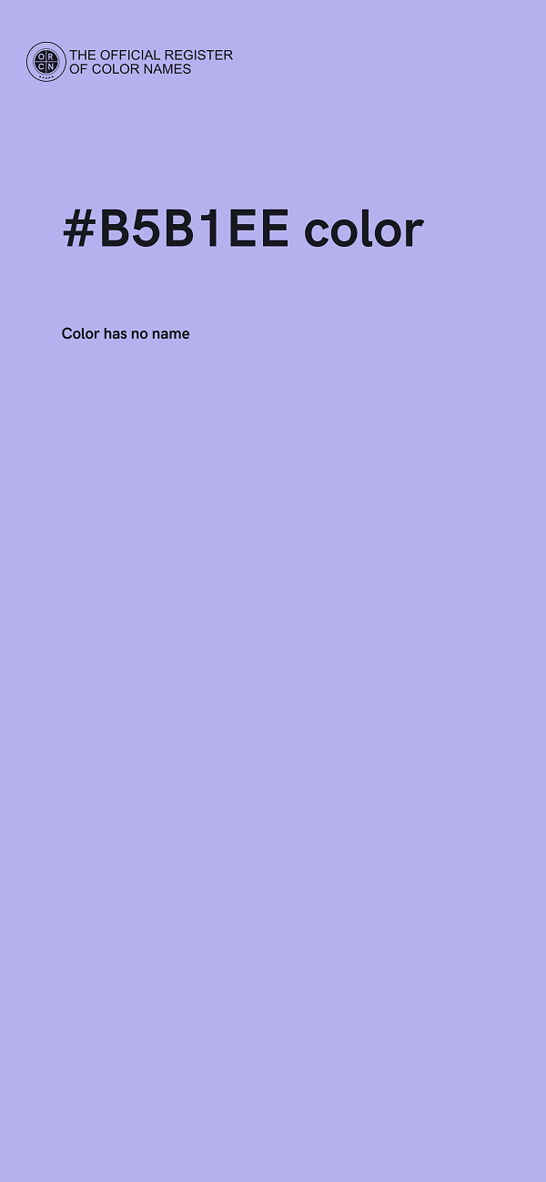 #B5B1EE color image