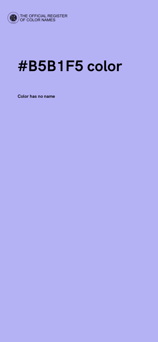 #B5B1F5 color image