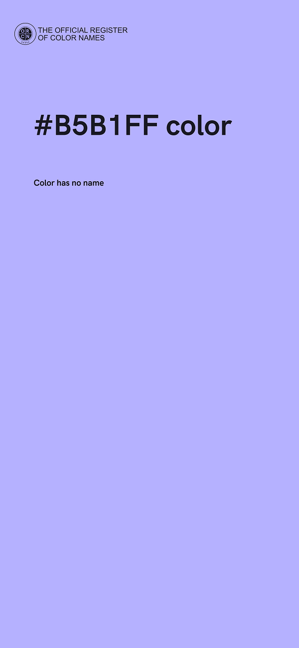 #B5B1FF color image