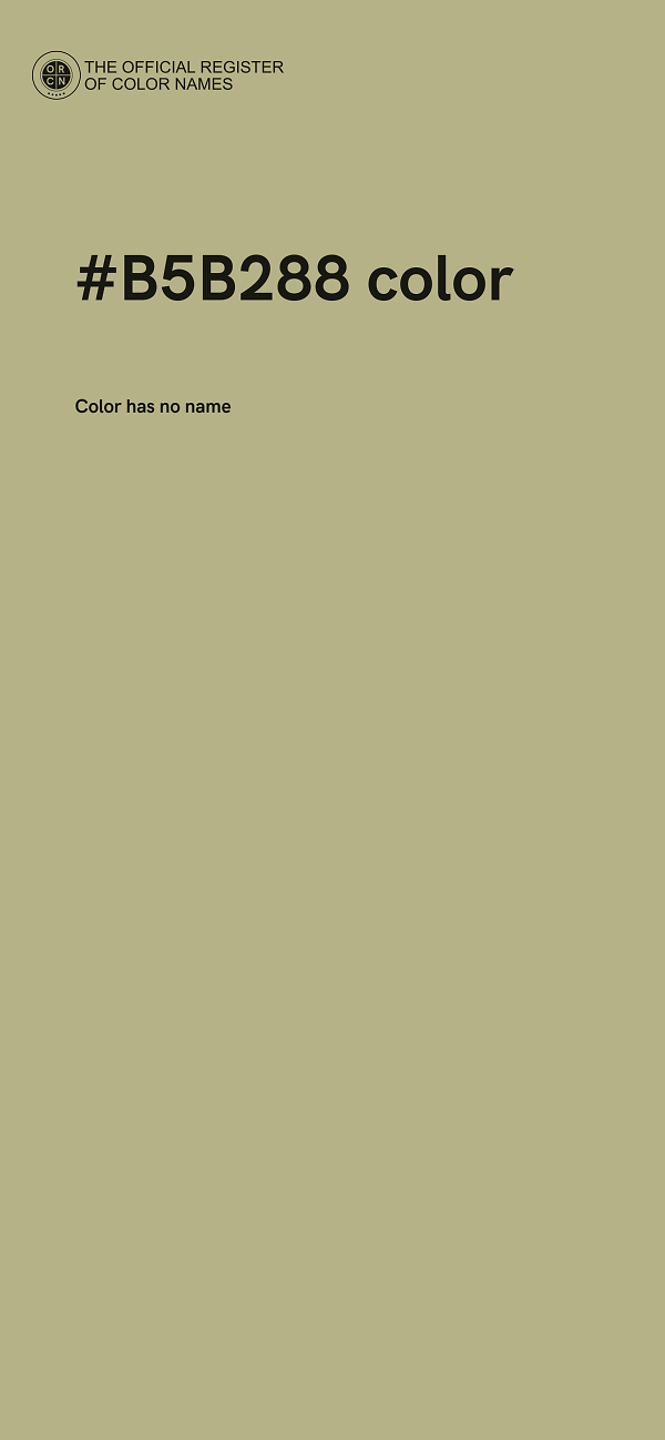 #B5B288 color image