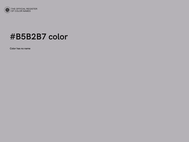 #B5B2B7 color image