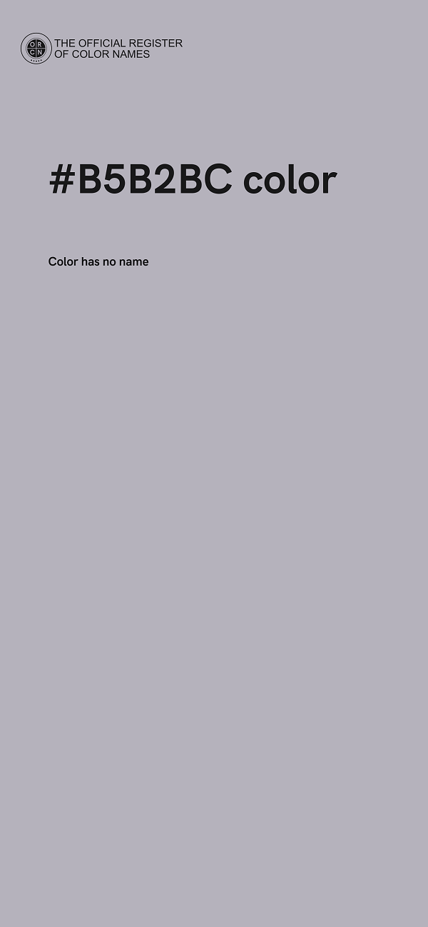 #B5B2BC color image