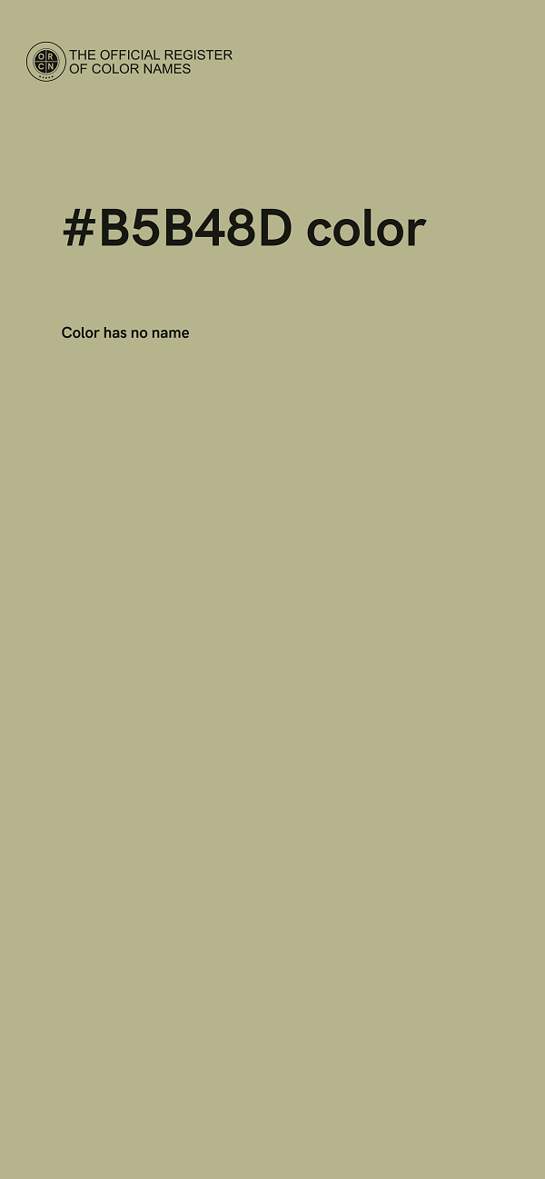 #B5B48D color image