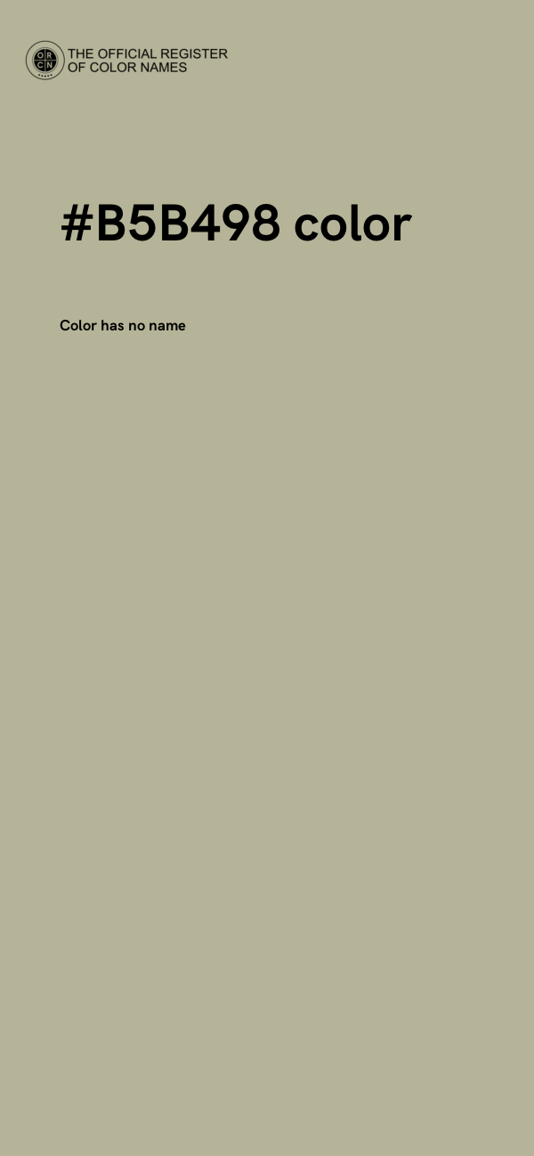 #B5B498 color image