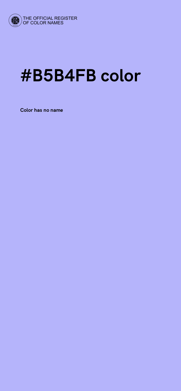 #B5B4FB color image