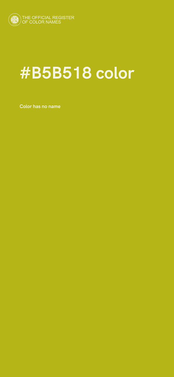 #B5B518 color image