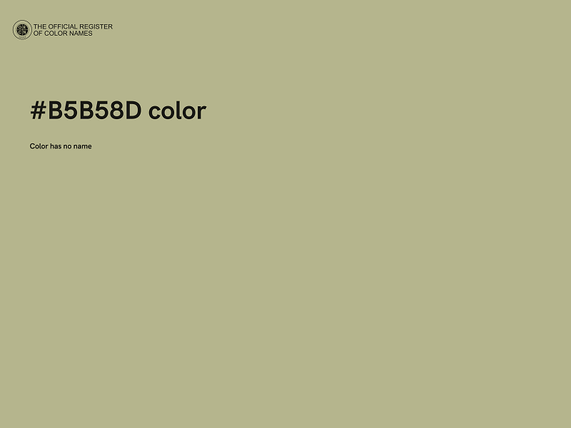 #B5B58D color image