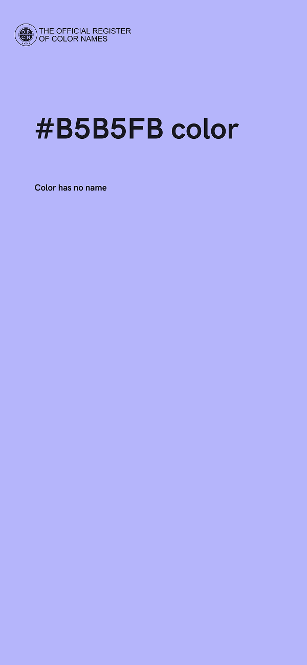 #B5B5FB color image