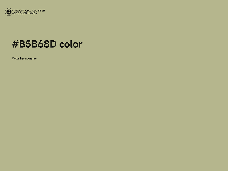 #B5B68D color image