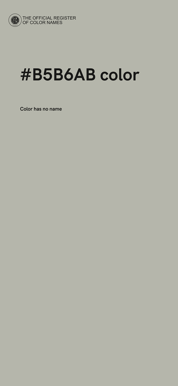 #B5B6AB color image
