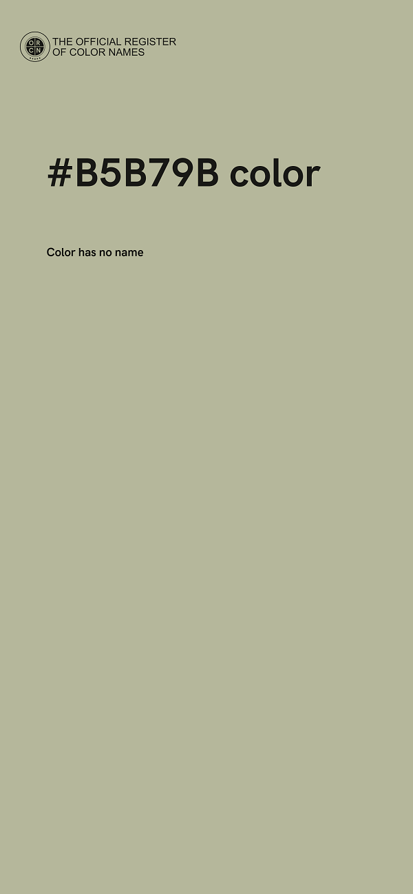#B5B79B color image
