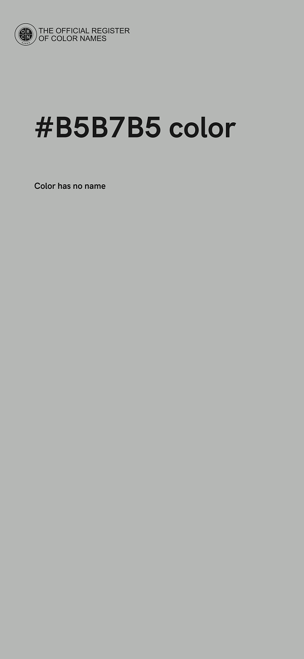 #B5B7B5 color image