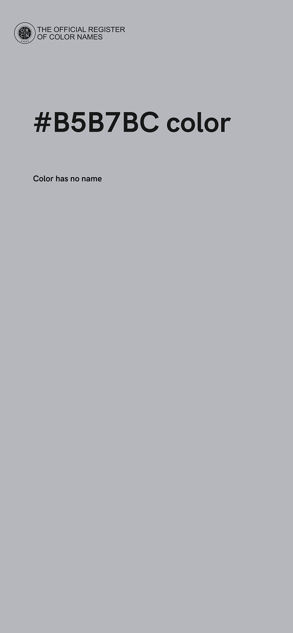 #B5B7BC color image