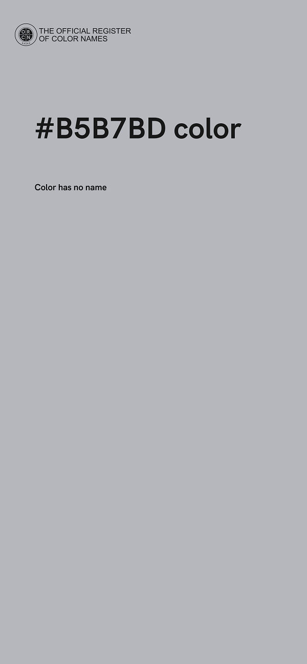#B5B7BD color image