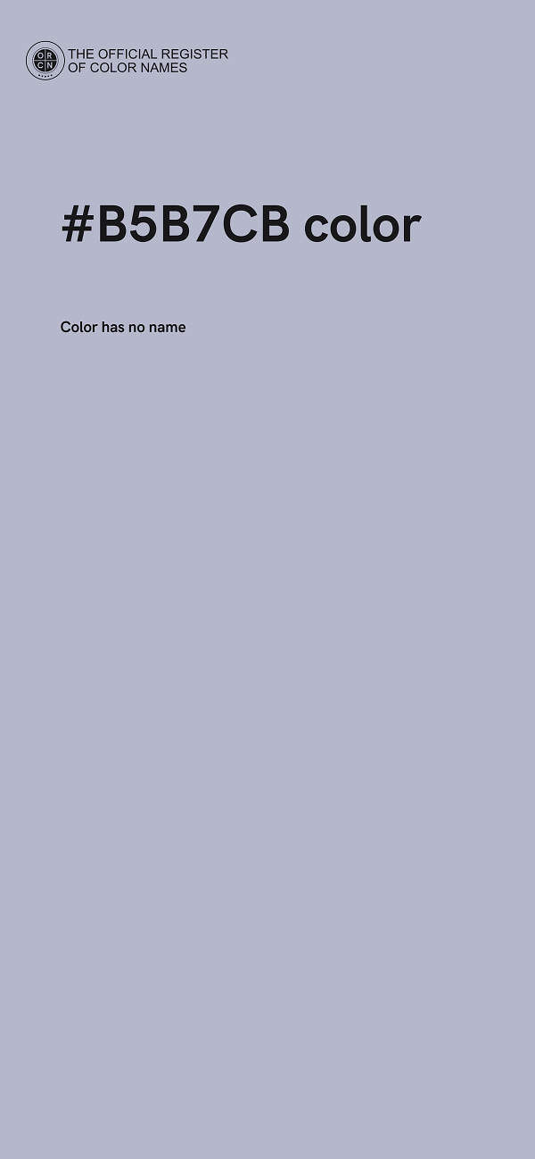 #B5B7CB color image